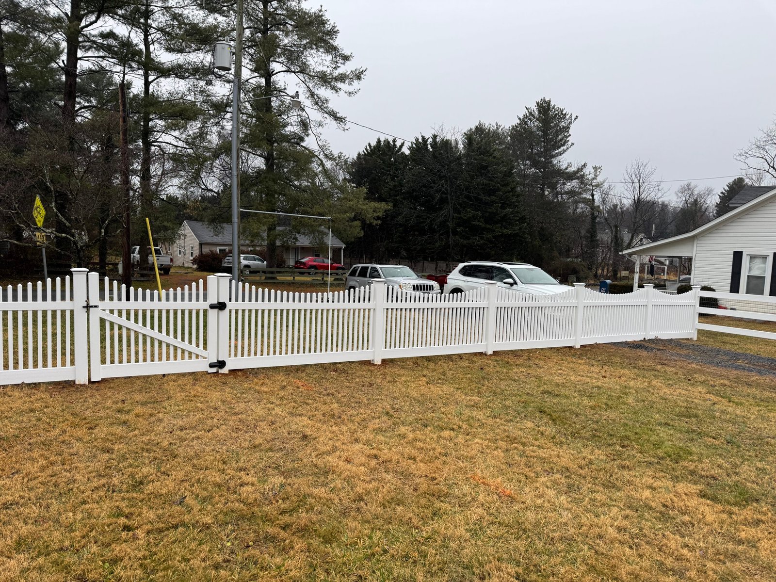 Custom fence installed by Shenandoah Fence