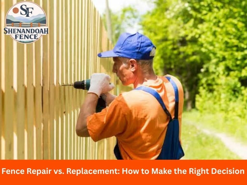 Fence Repair vs. Replacement How to Make the Right Decision